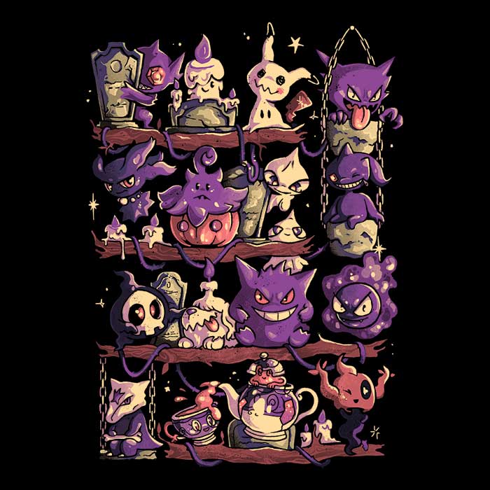Men's V-Neck Ghost Shelf T-Shirt