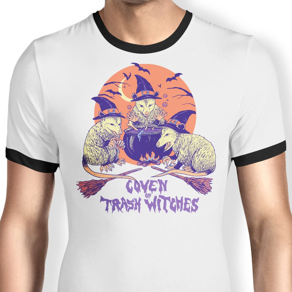 Hillary White's 'Episode 9: Coven of Trash Witches' Stylish Ringer T - Shirt for Fashion Enthusiasts