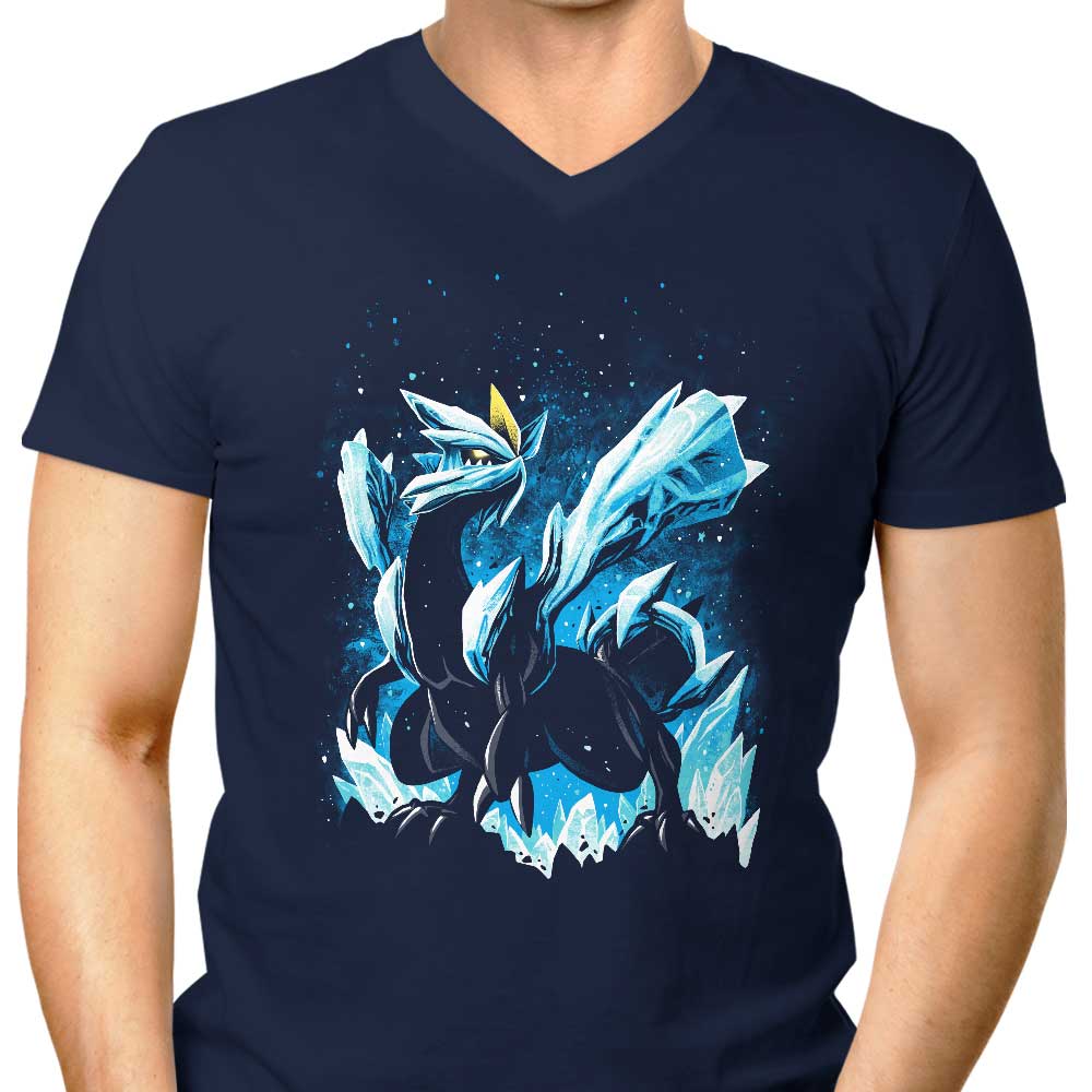 Men's V-Neck T-Shirt - The Power of Absolute Zero
