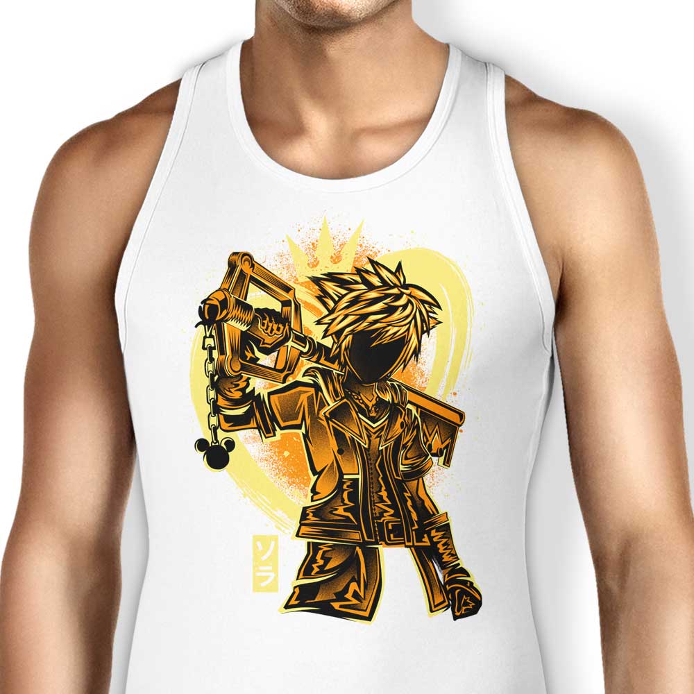 Hypertwenty Keyblade Silhouette Design Tank Top for Casual Wear