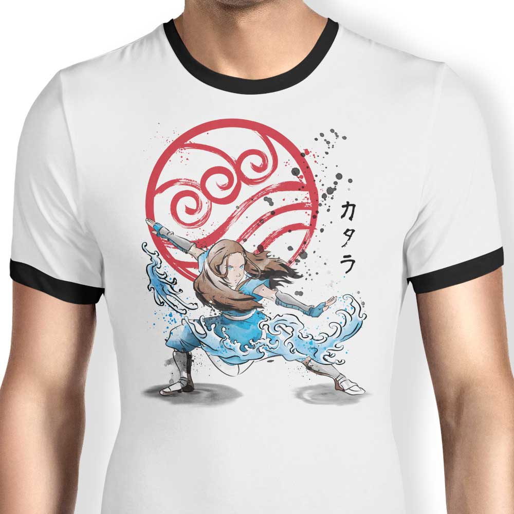 The Mighty Power of the Water Tribe - Men's Stylish Ringer T-Shirt