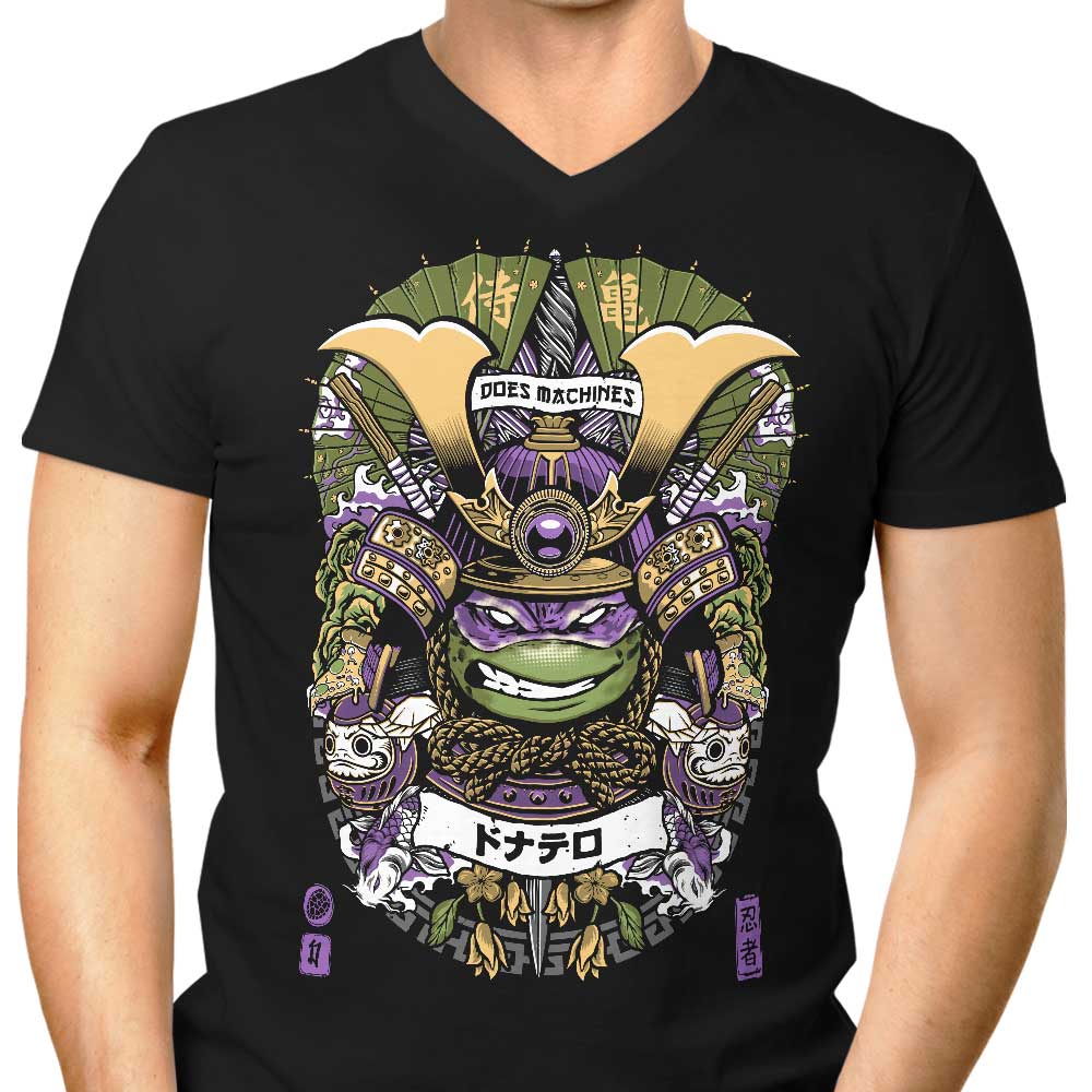 Men's Samurai Machinist Style V-Neck T-Shirt