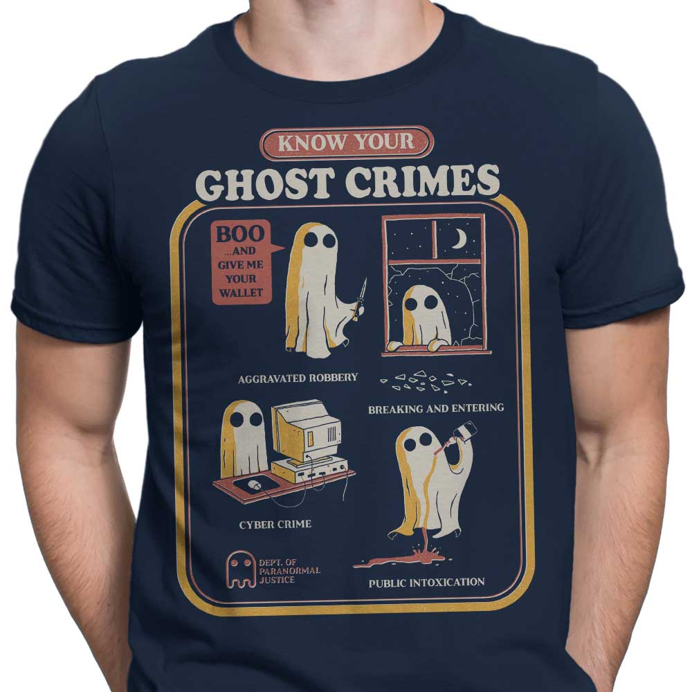 Ghost Crimes Stylish Men's Apparel - T-Shirts in Various Sizes