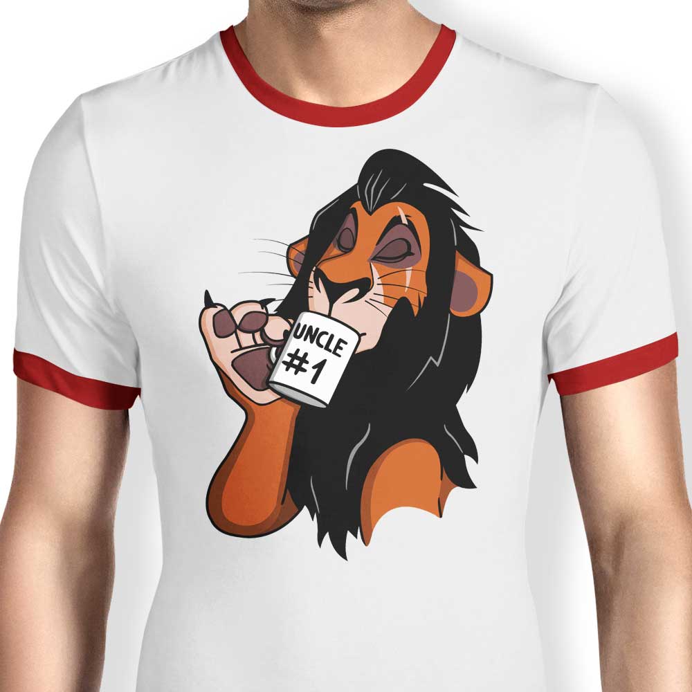 The World's Most Outstanding Uncle Ringer T-Shirt for Men