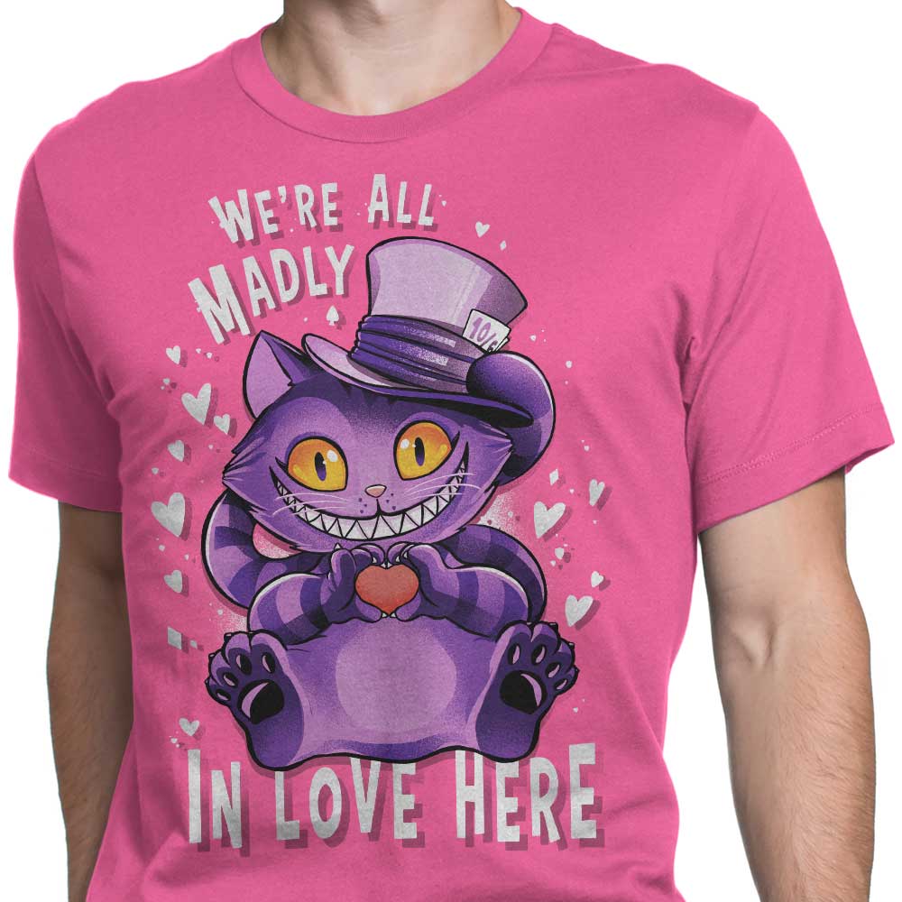Alemaglia's Men's Love-themed Apparel: T-Shirts in Various Sizes