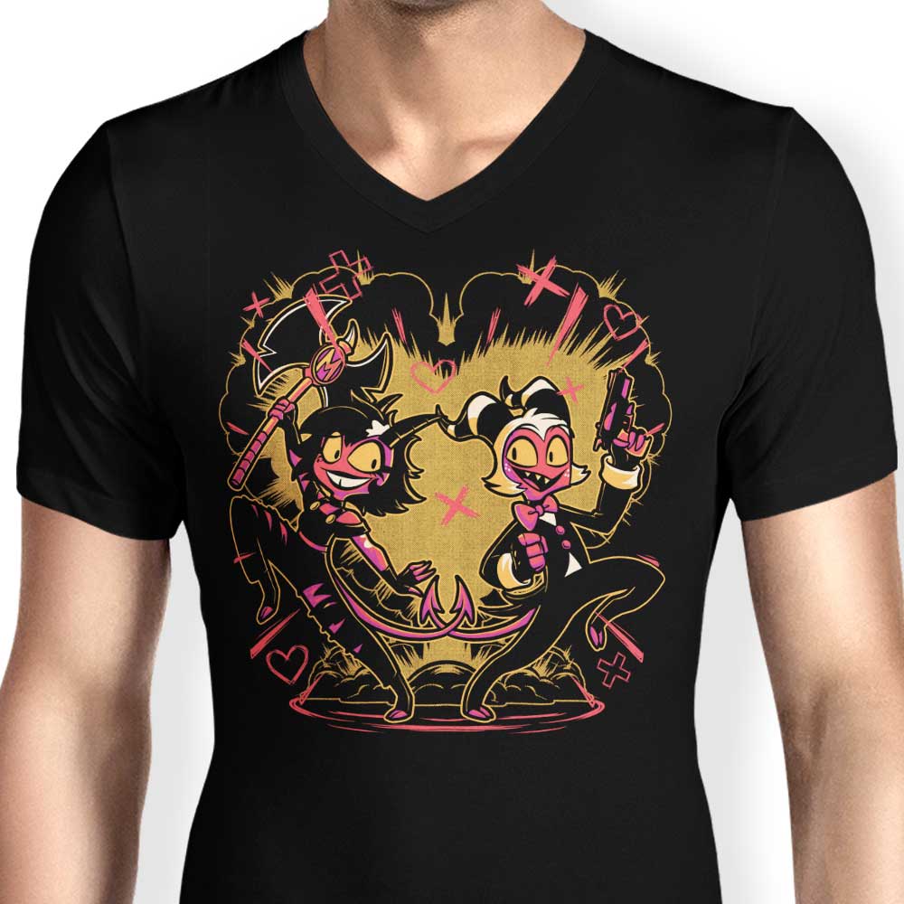 Stylish Men's V-Neck from the Hell Couple Collection