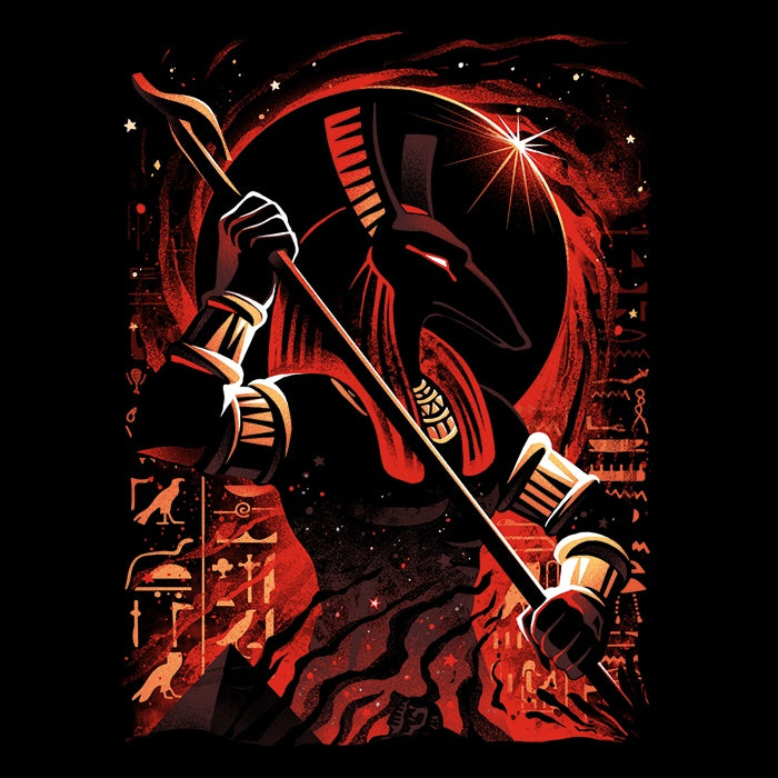 Men's V-Neck T-Shirt - God of the Desert and Chaos