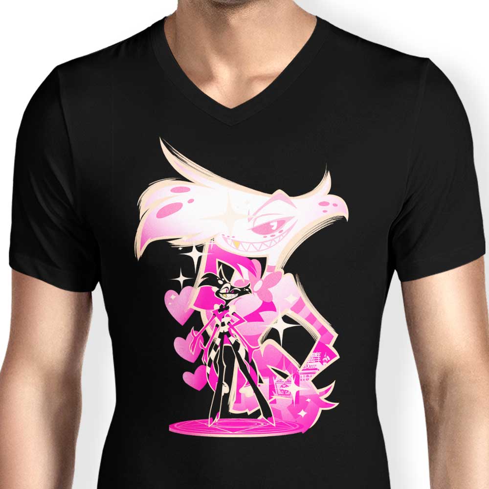 Hypertwenty Men's Stylish V-Neck Serial Prankster T-Shirt