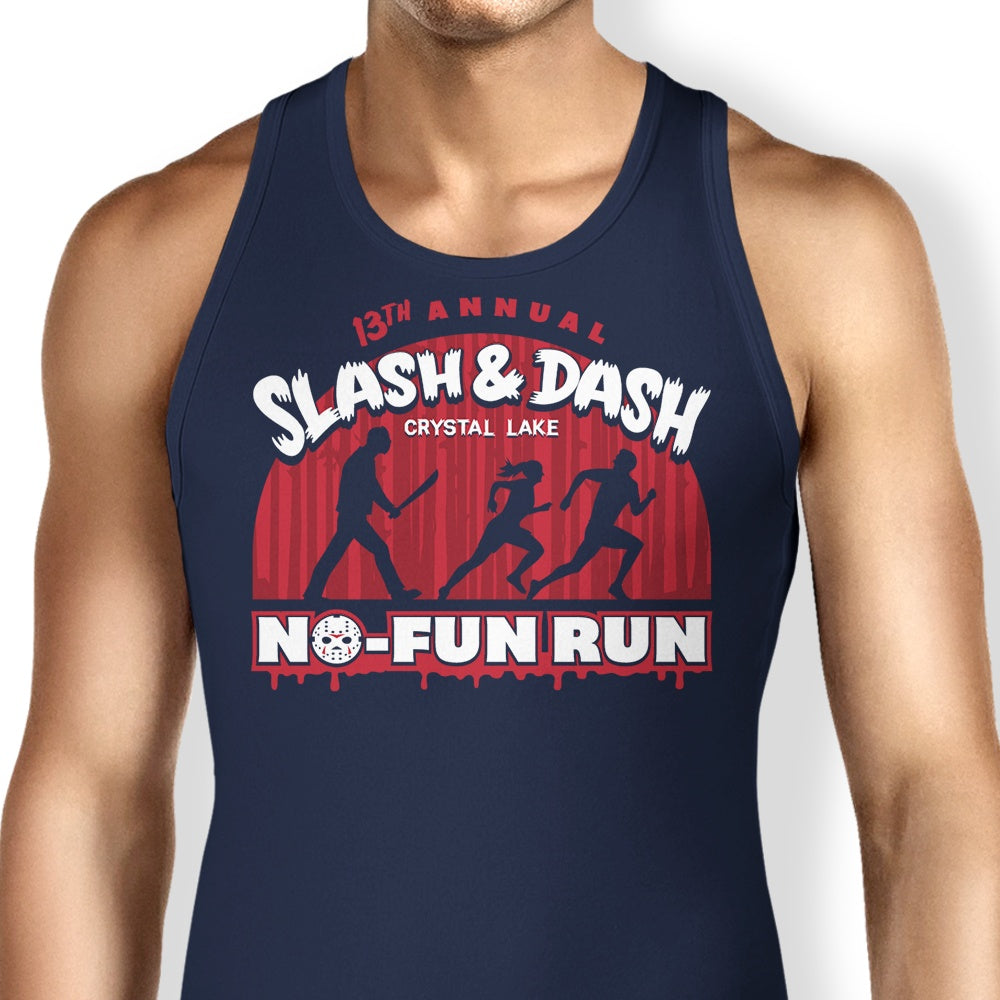 No Fun Run Unisex Athletic Tank Top
