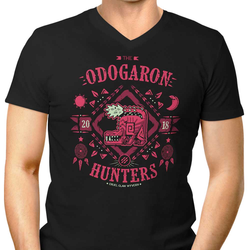 The Hunters of Odogaron - Men's V-Neck T-Shirt