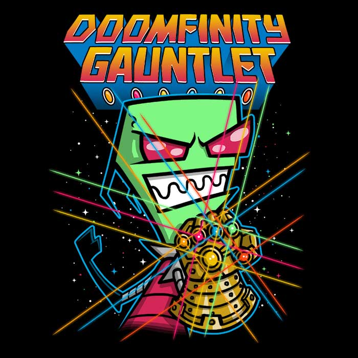 Doomfinity Gauntlet Men's V-Neck T-Shirt - A Stylish and Unique Apparel