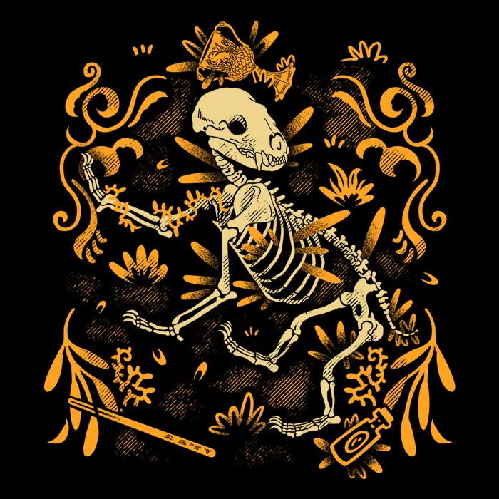 Fitas Artwork Badger Fossil Comfortable Unisex and Women's Tank Tops