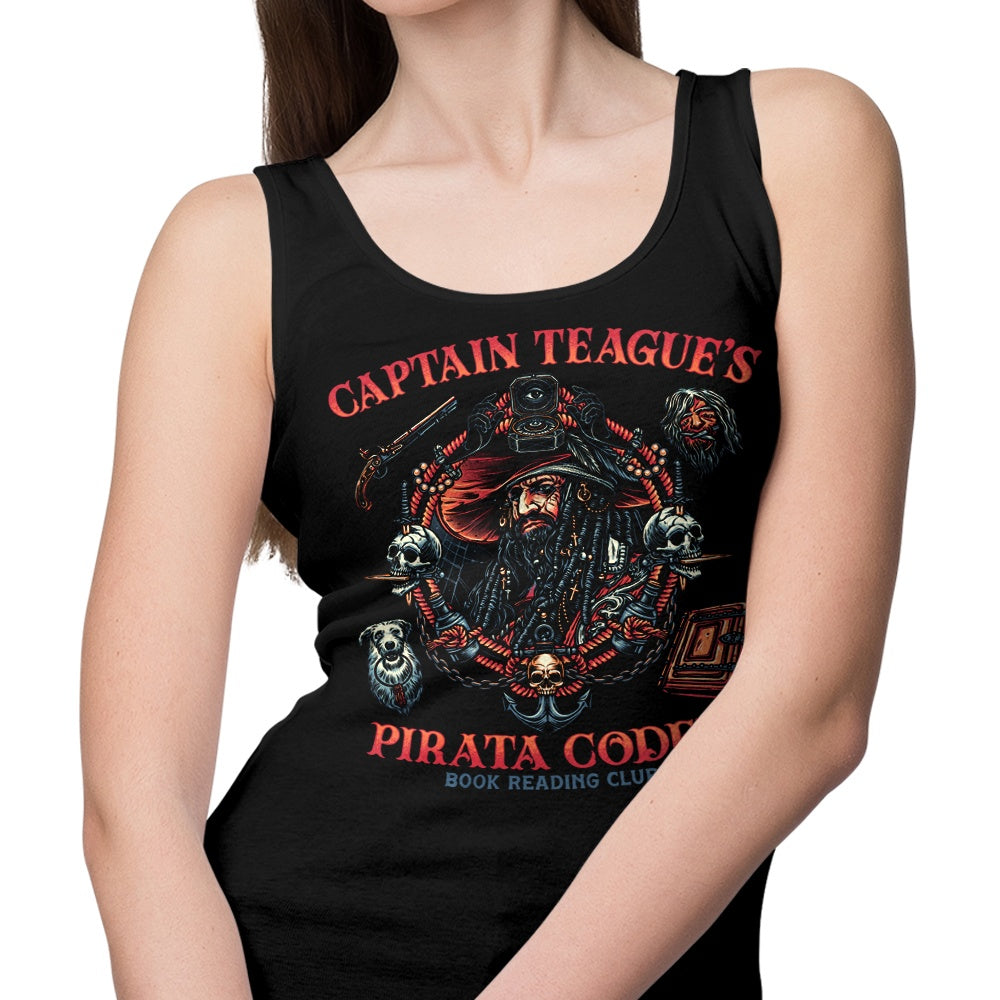 Glitchygorilla's Stylish Pirata Codex Tank Top