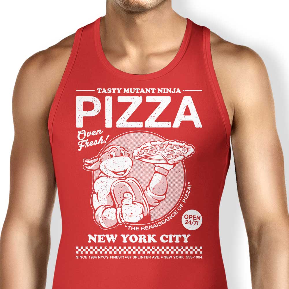 Delicious Mutant Ninja Pizza Themed Men's and Women's Unisex Tank Top