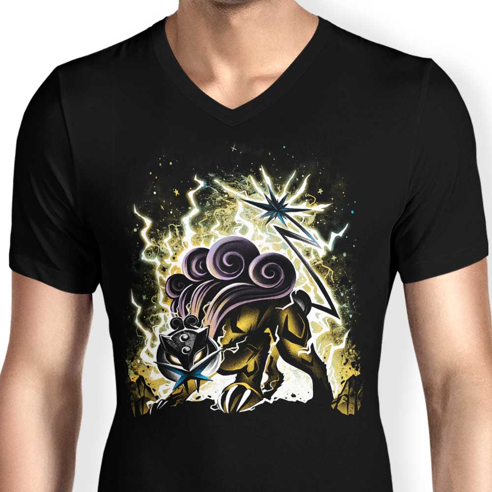 The Thunder - Crashing Beast Men's V - Neck T - Shirt