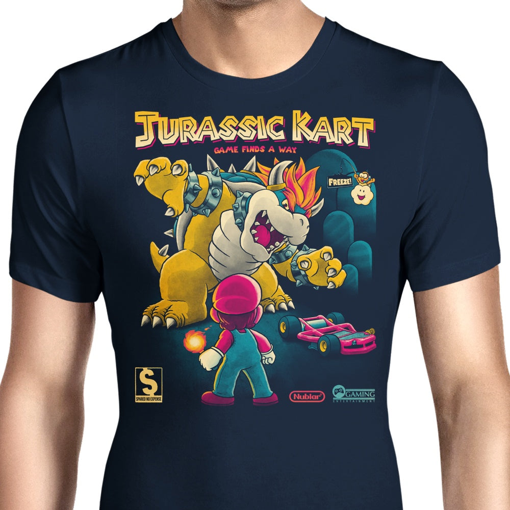 Teesgeex's Jurassic Kart Stylish Men's Apparel