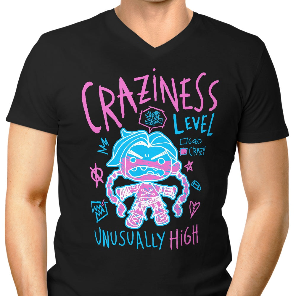High - Octane Craziness Men's V - Neck T - Shirt