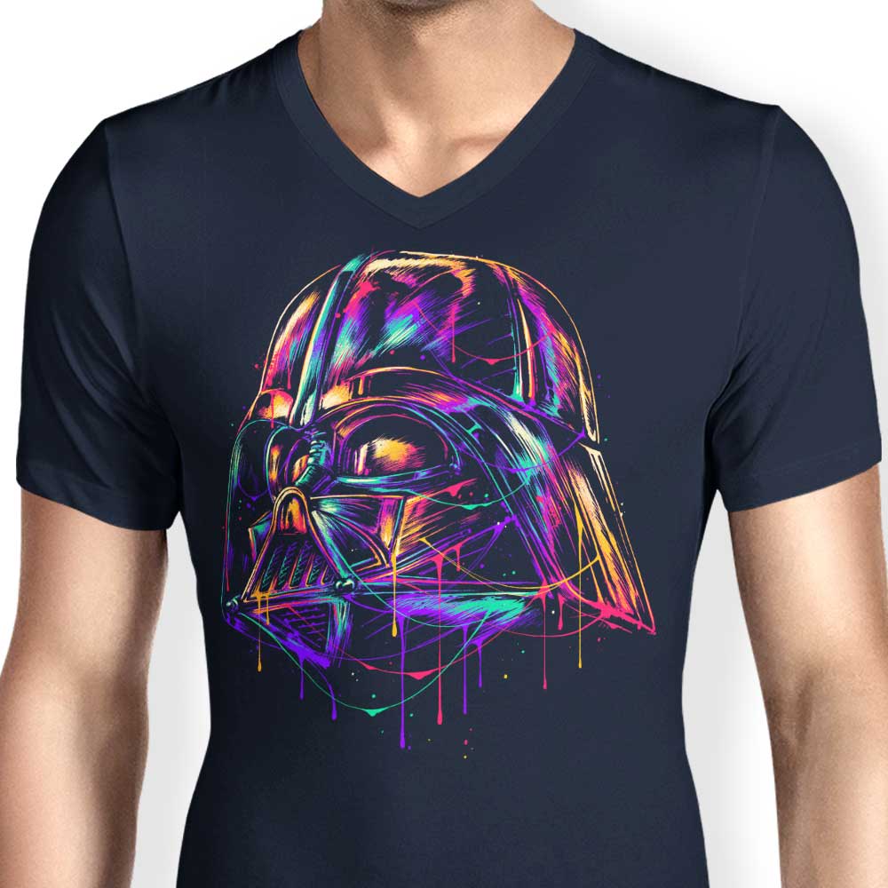 Colorful Dark Lord - Men's Stylish V-Neck T-Shirt