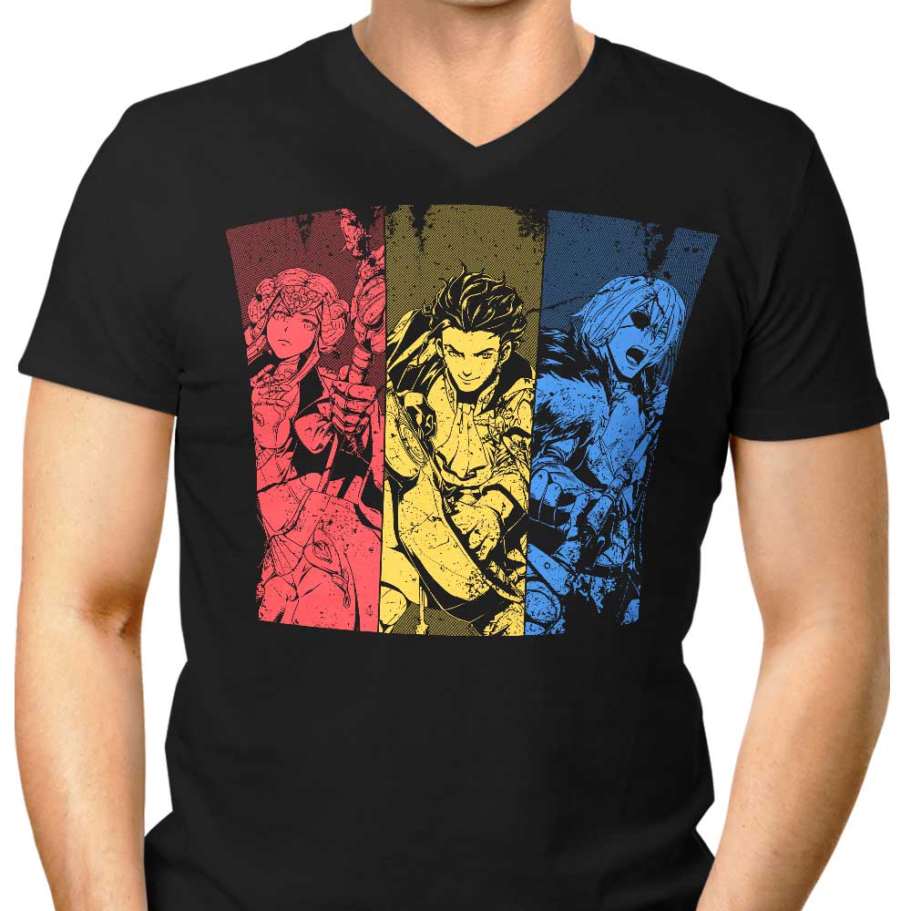 Men's Fashionable V-Neck T-Shirts by Future Generals