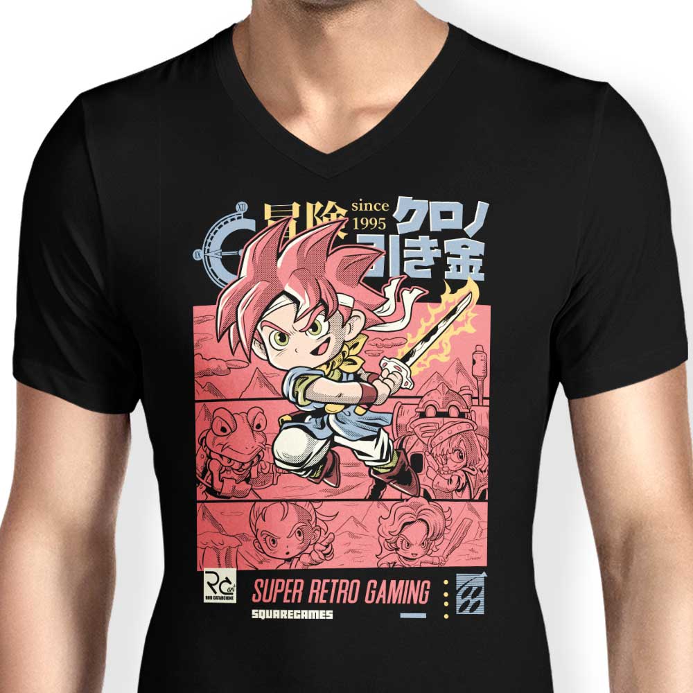 Stylish Men's Classic Chrono V-Neck