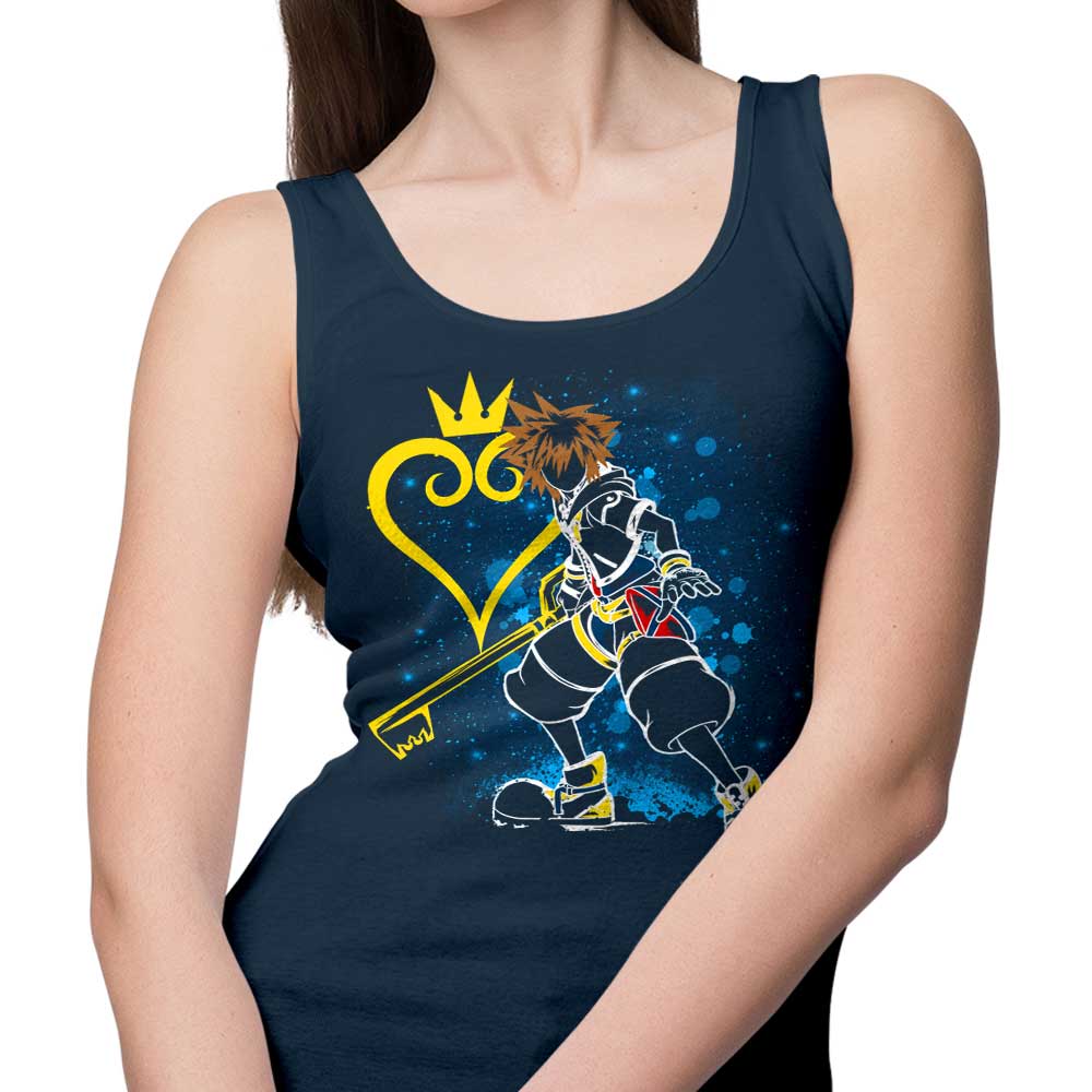 Soulkr's Keyblade Design Men's and Unisex/ Women's Comfortable Tank Tops