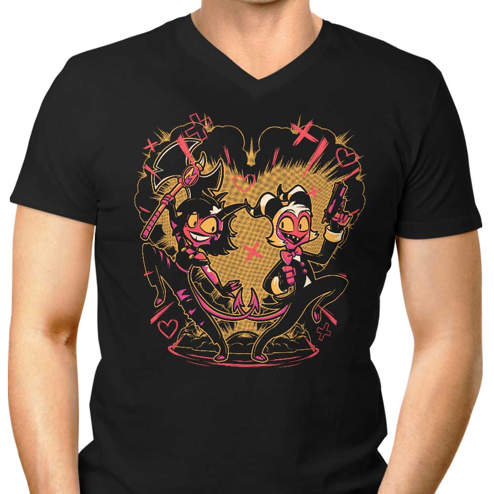 Stylish Men's V-Neck from the Hell Couple Collection