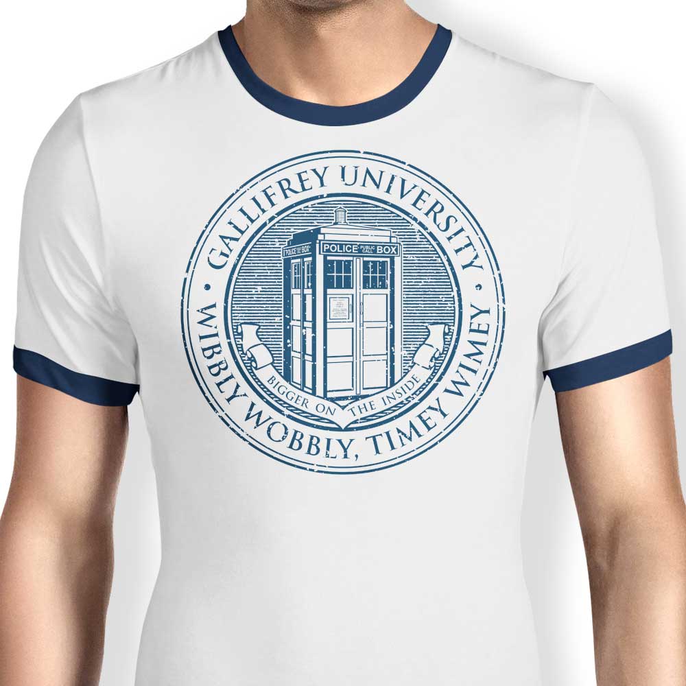 Timeless University Retro-style Ringer T-Shirt for Casual Wear