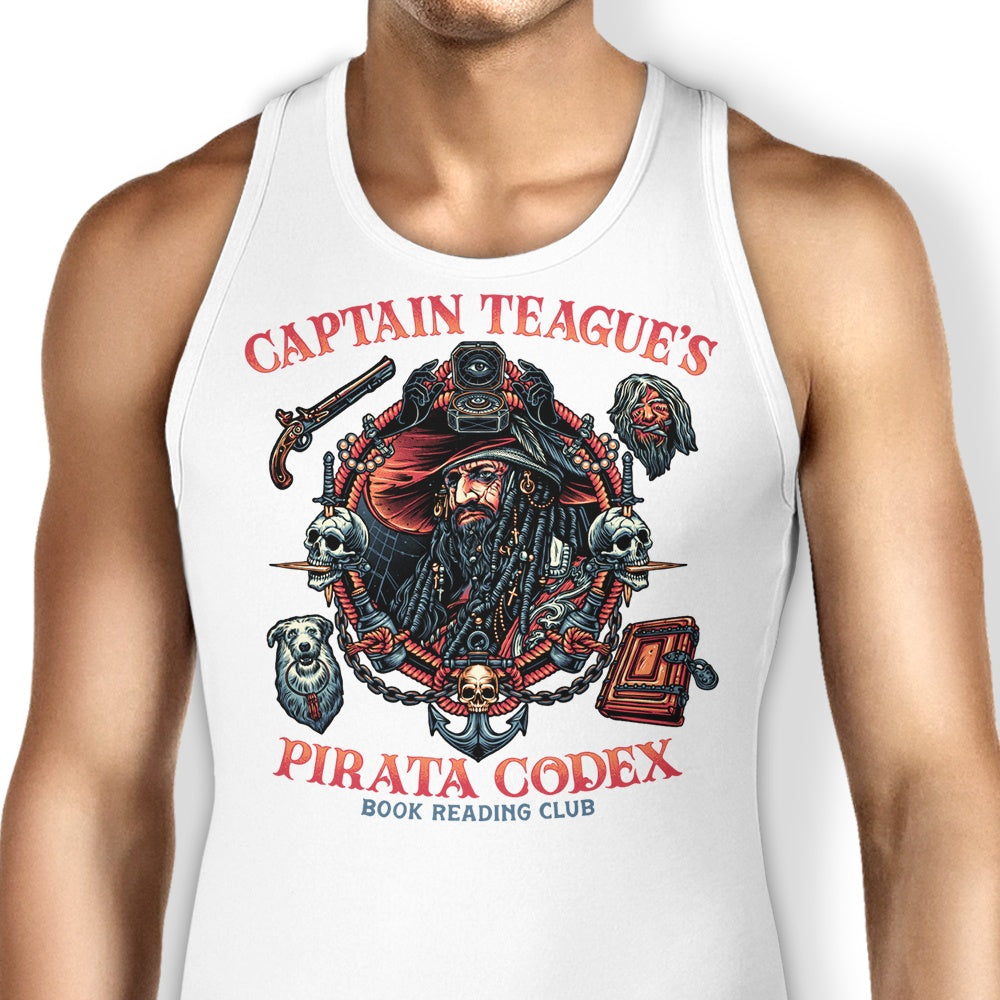 Glitchygorilla's Stylish Pirata Codex Tank Top