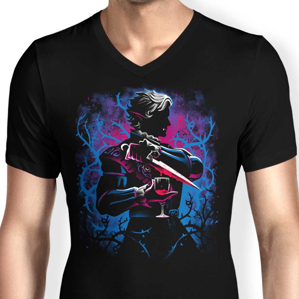 Men's V-Neck High Elf Vampire T-Shirt