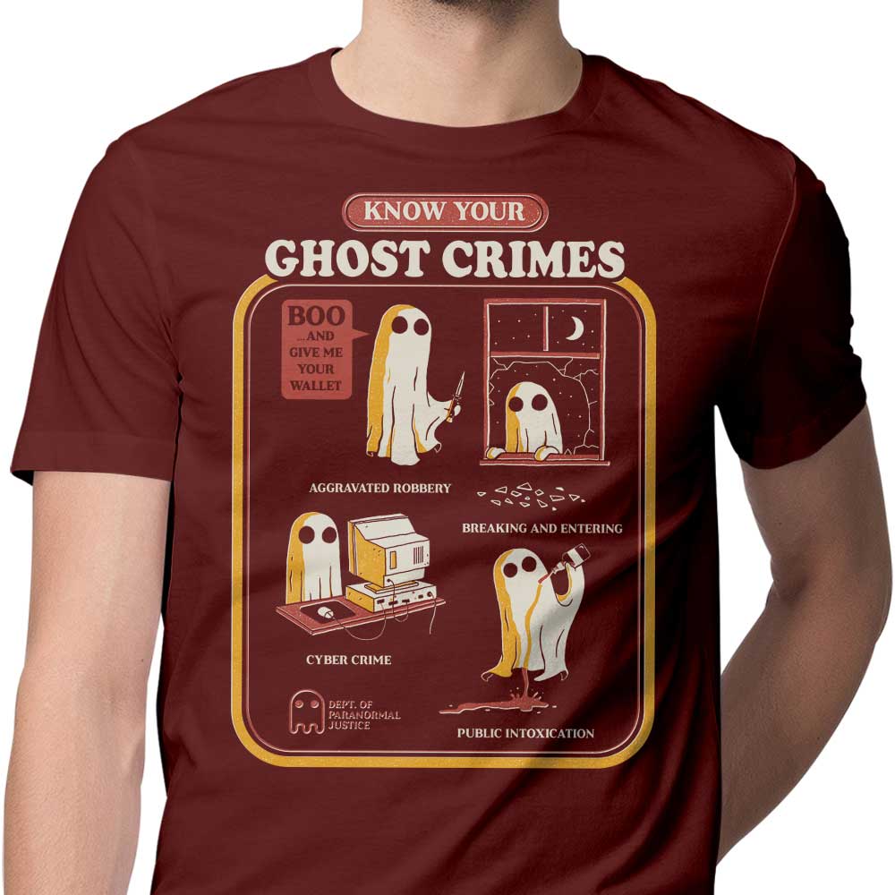 Ghost Crimes Stylish Men's Apparel - T-Shirts in Various Sizes