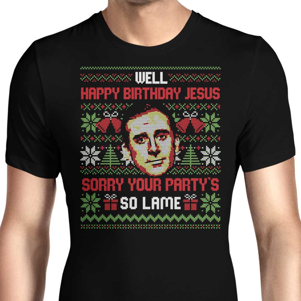Elegant 'Happy Birthday Jesus' Men's Apparel for Various Occasions