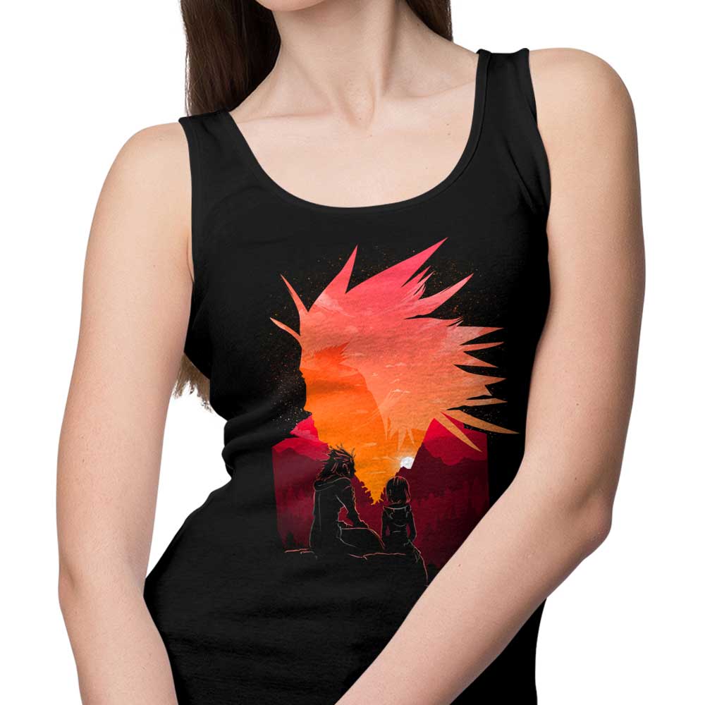 Flurry Landscape Print Men's and Women's Comfortable Tank Top