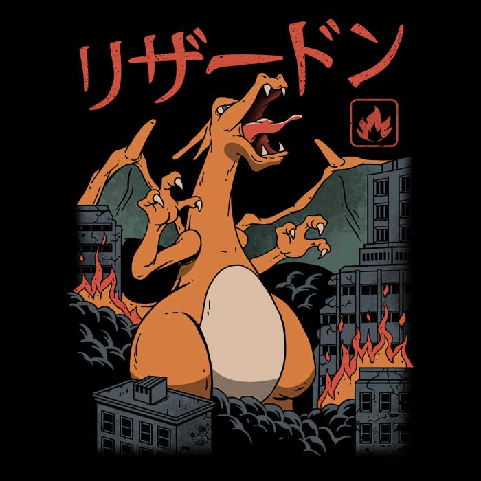 XENOS Fire Kaiju Themed Men's Tank Top
