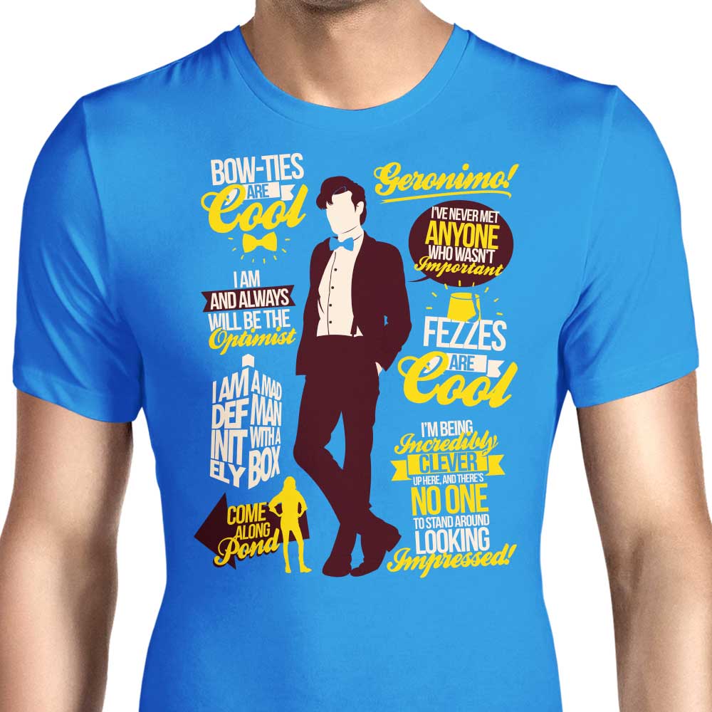 Quotes from the Eleventh Doctor - Stylish Men's Apparel Collection