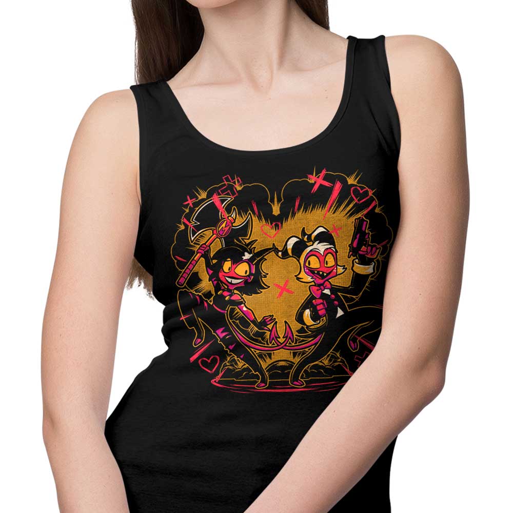 Studio Mootant's Hell Couple Stylish Tank Top for Fashion Lovers