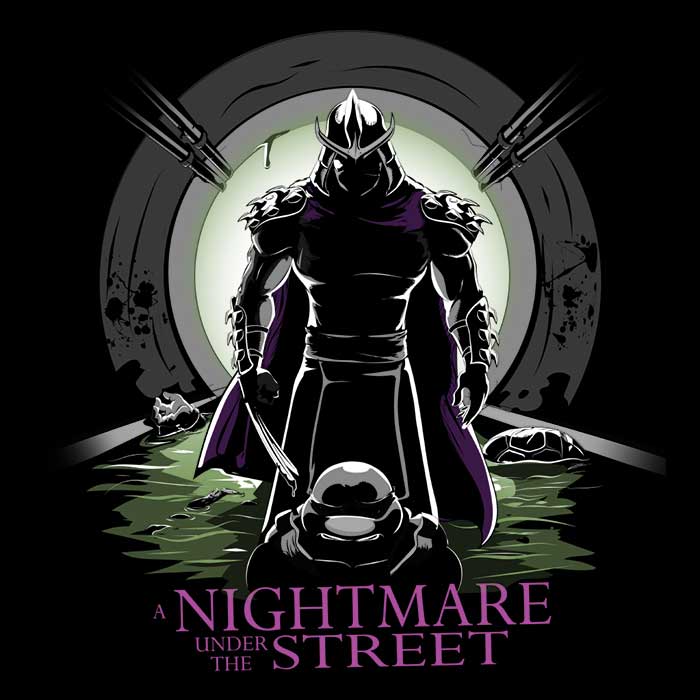 Men's Stylish V-Neck - Nightmare Under the Street