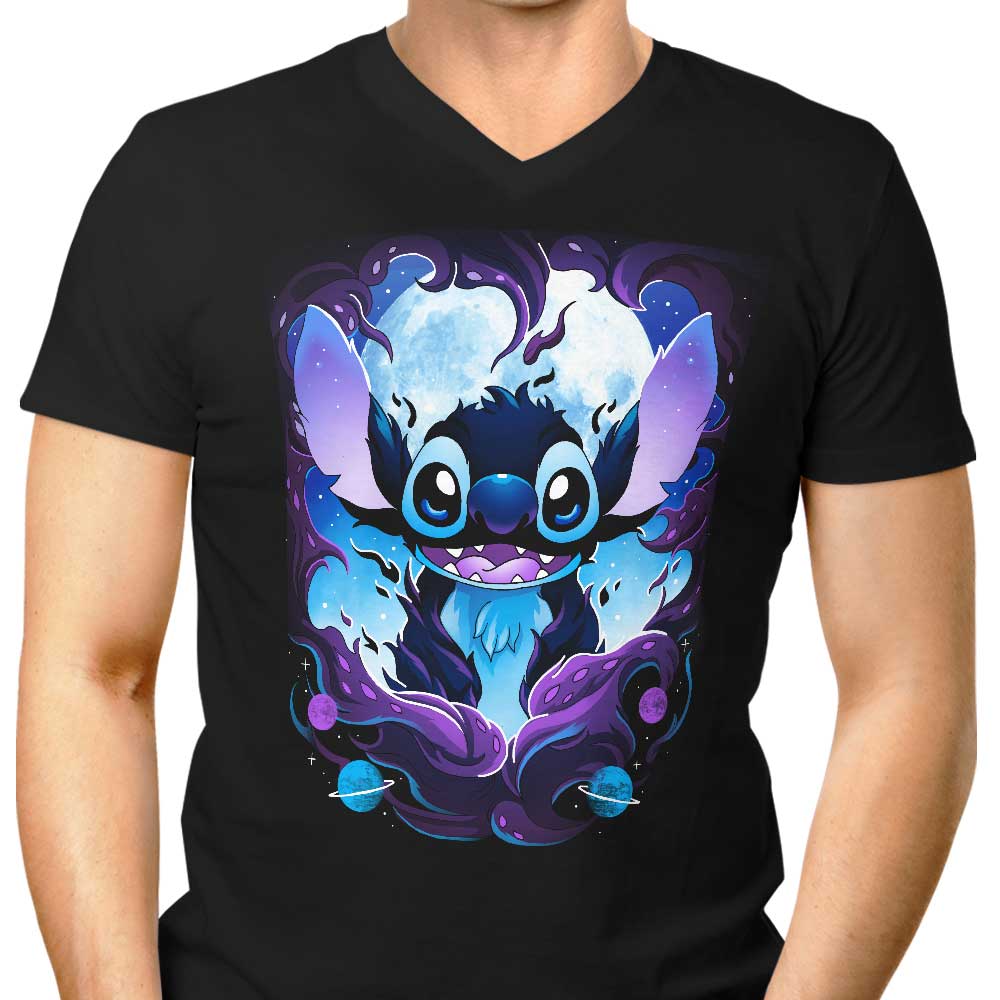 Men's V-Neck T-Shirt - The Darkness Experiment