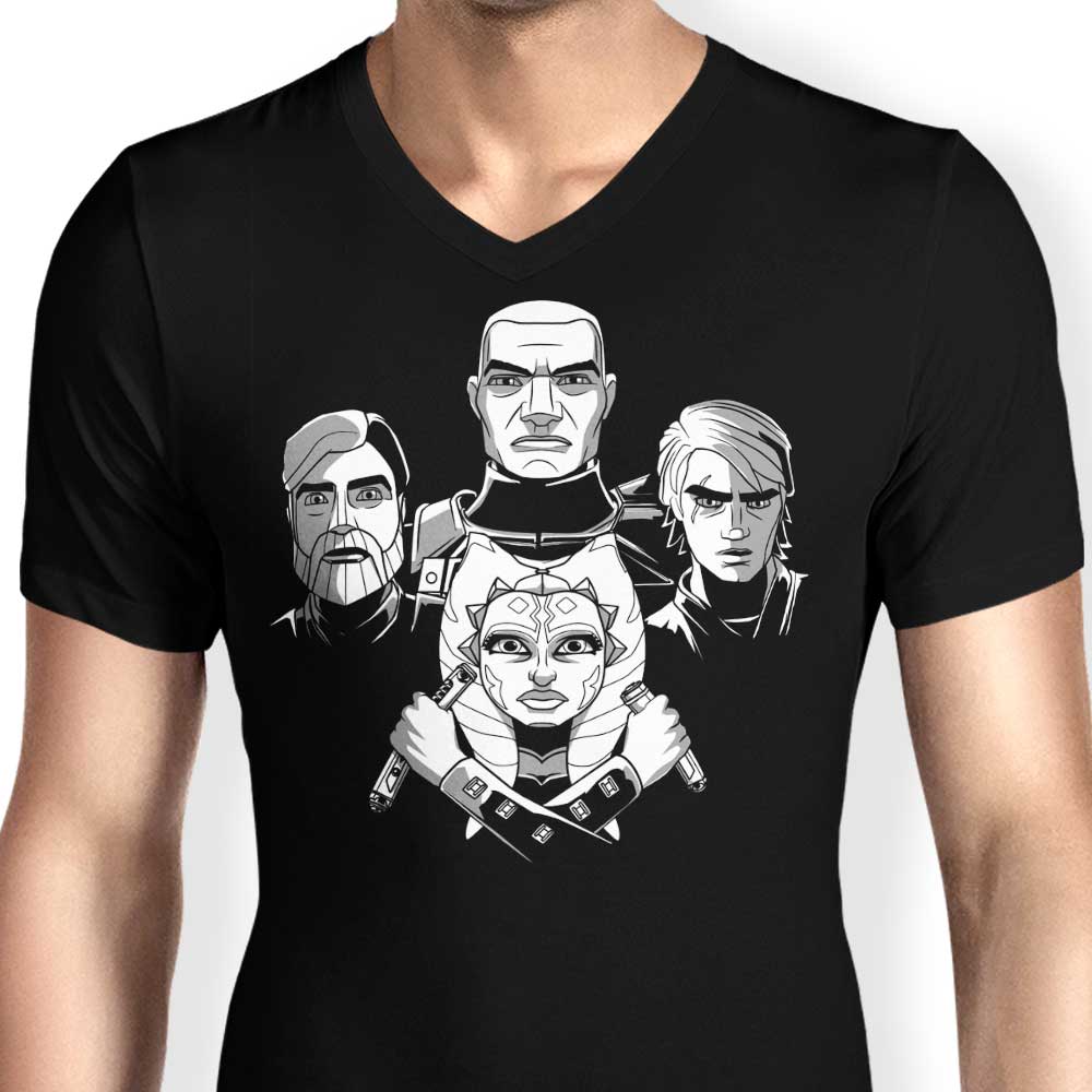 Stylish Bohemian-Inspired Men's V-Neck Shirts - Clones Series