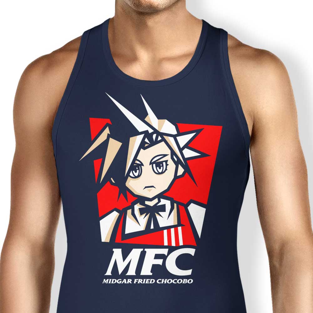 Midgar Fried Chocobo Design Men's and Unisex Comfortable Tank Top for Casual Wear