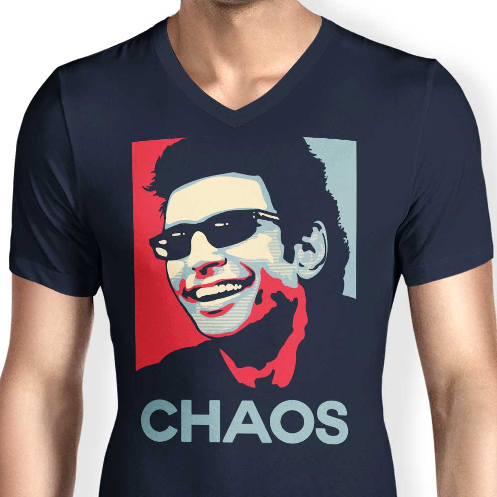 Men's Stylish V-Neck T-shirt - The Chaos Collection