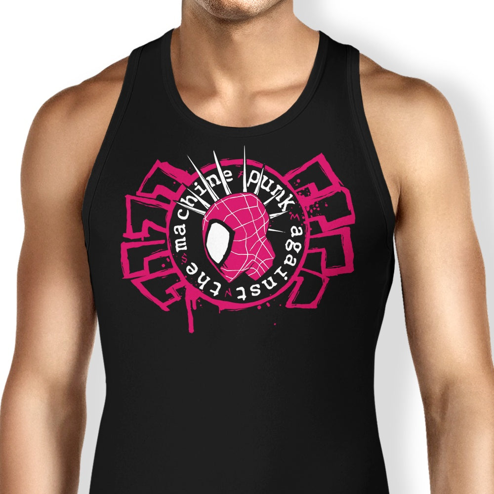 Rebellious Punk Against the Machine Men's and Women's Tank Tops