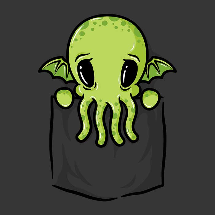 Mikehandyart's Comfortable Pocket Cthulhu Tank Tops for Men and Women