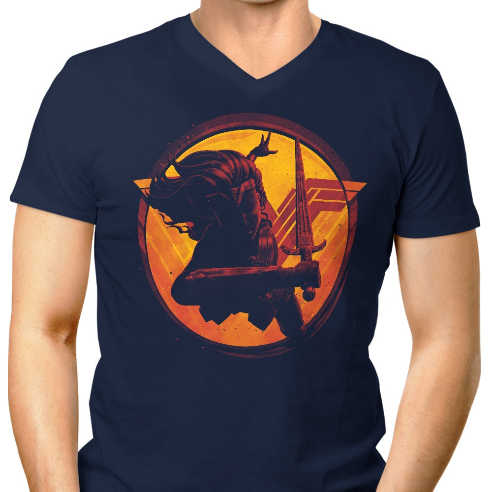 Teesgeex Men's Stylish V-Neck 'Journey to the Amazon'