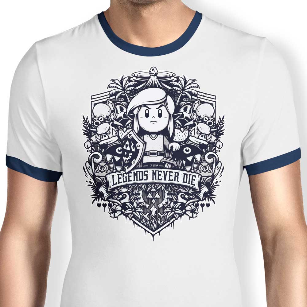 StudioM6's Awakening Legends Men's Ringer Style T-Shirt for Casual Wear