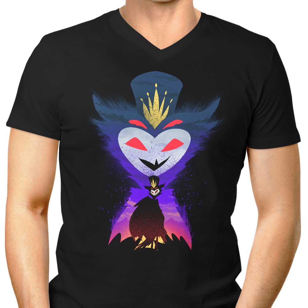 Stylish Men's V-Neck Inspired by Helluva Boss