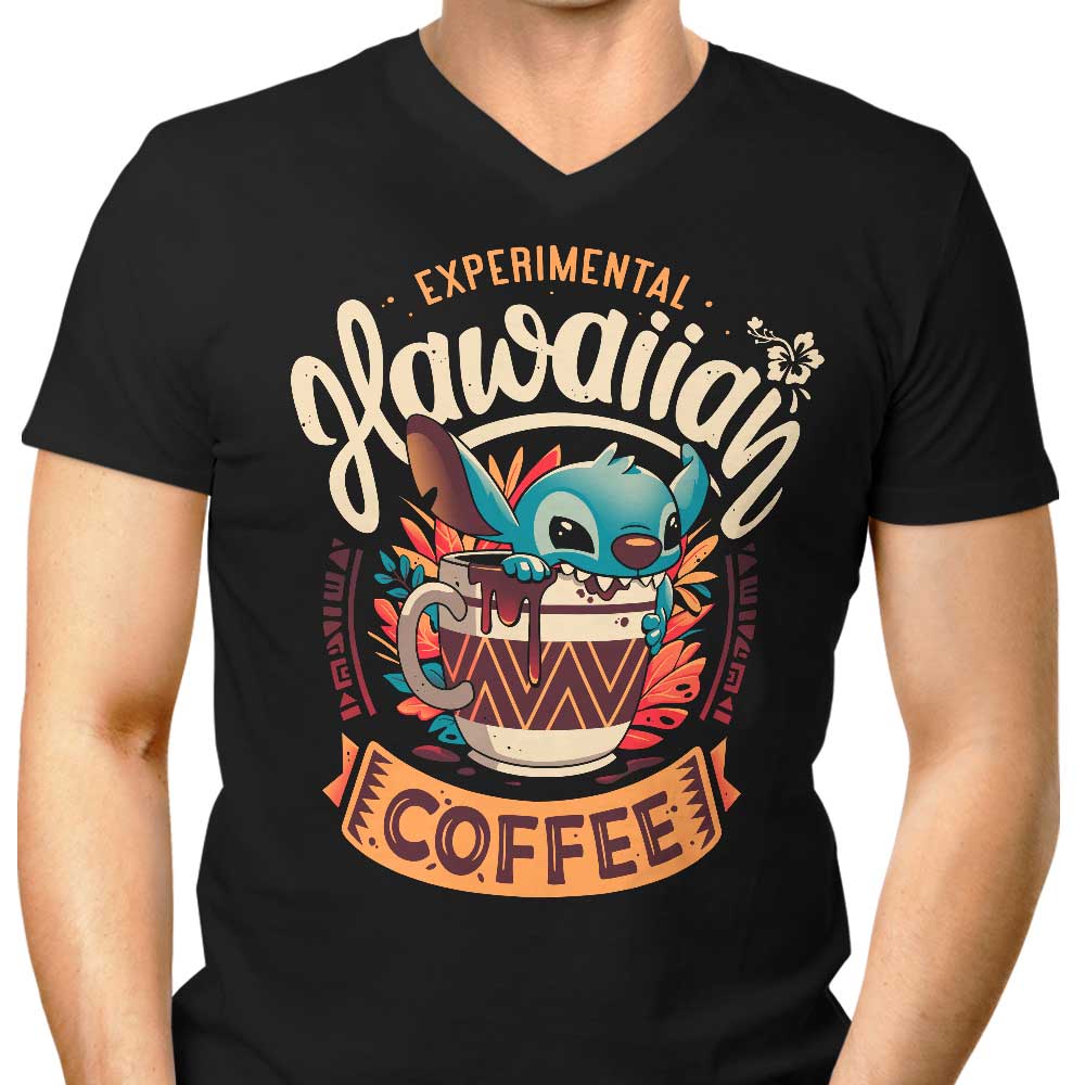 Unique Hawaiian Experimental Coffee Men's V-Neck