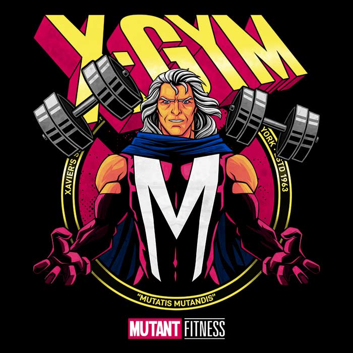 Men's Magnetic V-Neck Gym Tee from Teesgeex