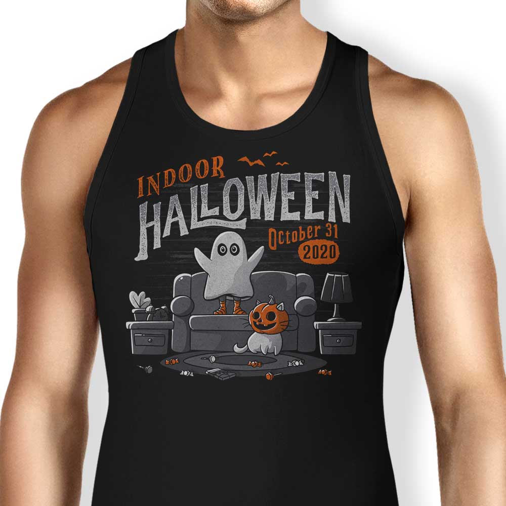 Cozy Indoor Halloween Men's and Women's Tank Tops