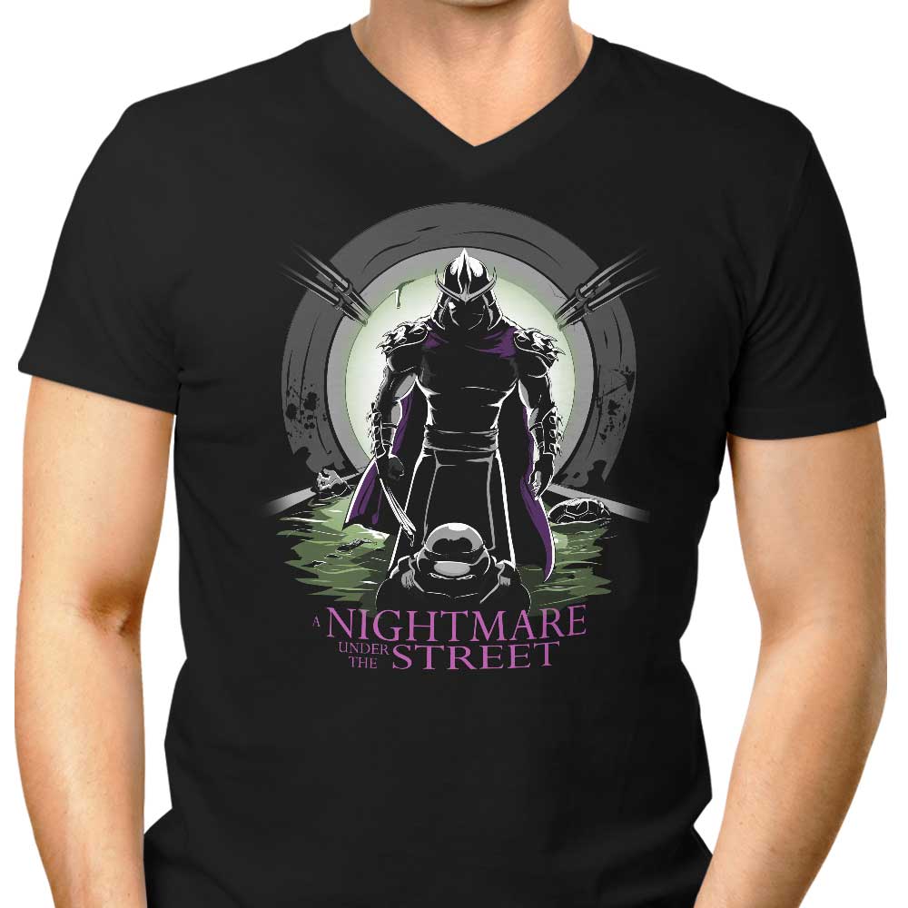 Men's Stylish V-Neck - Nightmare Under the Street