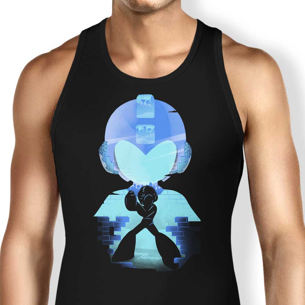 Donnie Illustrations' Soft and Comfortable Blue Bomber Tank Tops
